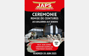 Remise des ceintures Benjamins à Séniors